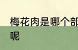 梅花肉是哪个部位的肉 梅花肉在哪里呢