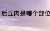 后丘肉是哪个部位 后丘肉在哪个部位