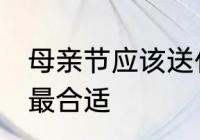 母亲节应该送什么花 母亲节送什么花最合适