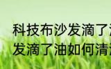 科技布沙发滴了油怎么清洗 科技布沙发滴了油如何清洗