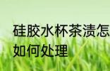 硅胶水杯茶渍怎么处理 硅胶水杯茶渍如何处理