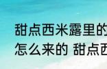 甜点西米露里的西米制作它的原料是怎么来的 甜点西米露的西米的由来