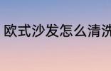 欧式沙发怎么清洗 欧式沙发如何清洗