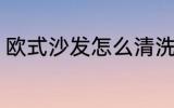 欧式沙发怎么清洗 欧式沙发如何清洗