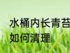 水桶内长青苔怎么清理 水桶内长青苔如何清理