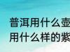 普洱用什么壶型的壶泡最好 普洱熟茶用什么样的紫砂壶泡最好