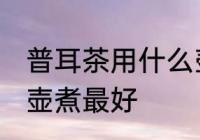 普耳茶用什么壶煮最好 普耳茶用哪种壶煮最好