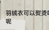 羽绒衣可以熨烫吗 羽绒衣能不能熨烫呢
