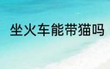 坐火车能带猫吗 坐火车可以带猫吗