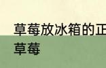 草莓放冰箱的正确做法 如何冰箱保存草莓