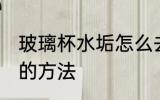 玻璃杯水垢怎么去除 玻璃杯水垢去除的方法