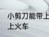 小剪刀能带上火车吗 小剪刀能不能带上火车
