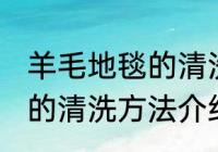 羊毛地毯的清洗方法是什么 羊毛地毯的清洗方法介绍