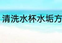清洗水杯水垢方法 如何清洗水杯水垢